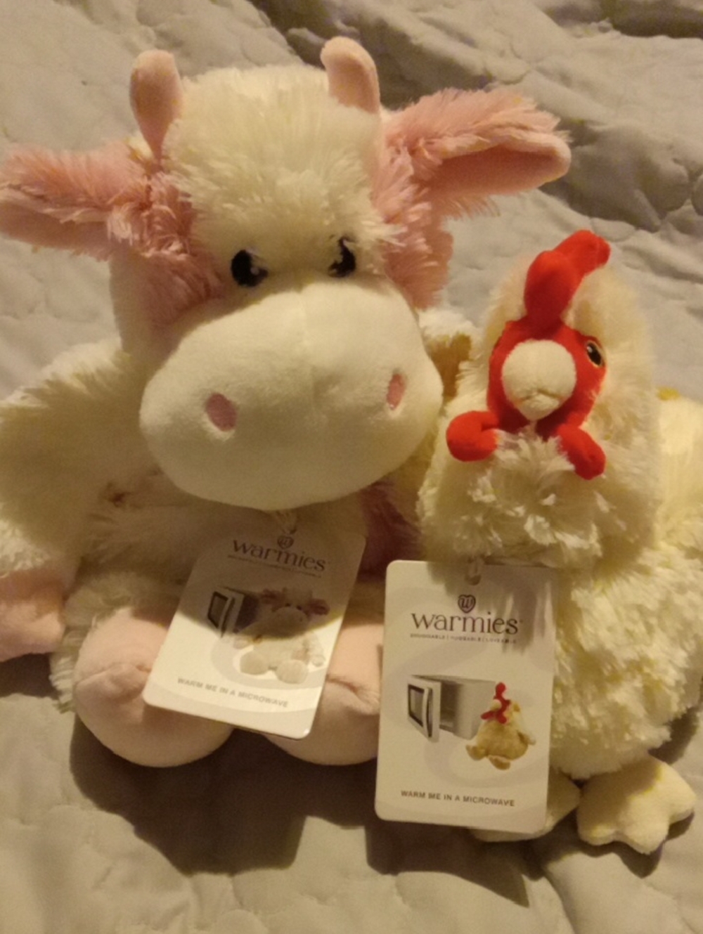 Warmies Cow And Chicken!